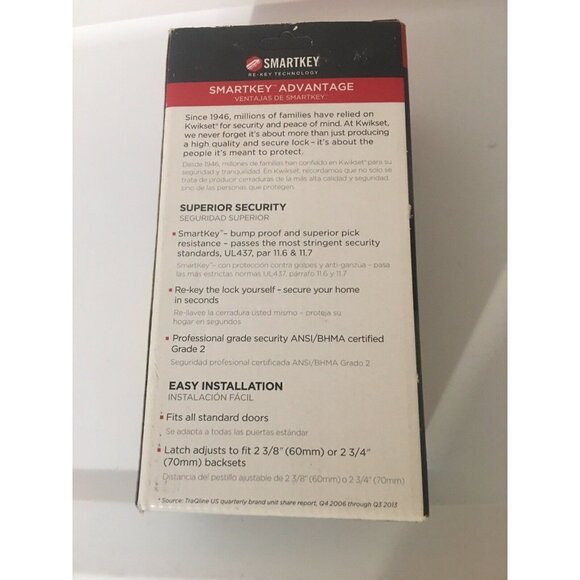 Kwikset 740CN-3-SMT-CP-K4 Cameron Entry Knob Lockset w/ Smart Key,‎ Polish - Picture 3 of 6